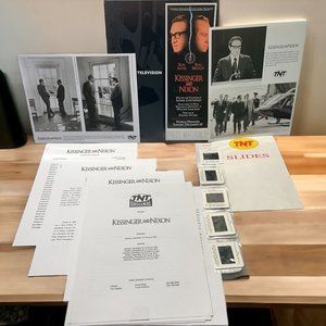 TNT TV Movie Press Kit Kissinger and Nixon 1996 Ron Silver Beau Bridges